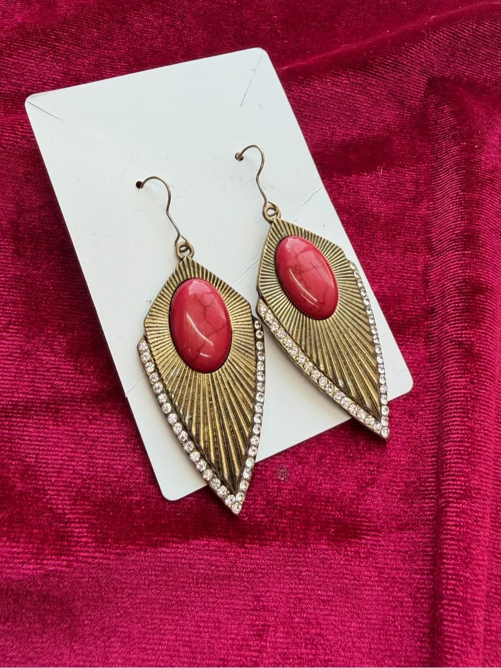 Spectacular Geometric drop earrings